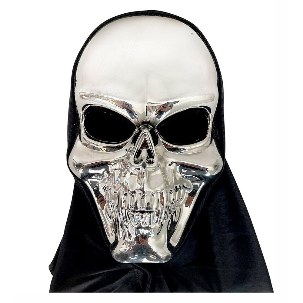 Halloween Plastic Skull Skeleton Full Face Mask - 1 Pc