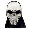 Halloween Plastic Skull Skeleton Full Face Mask - 1 Pc