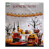 Halloween Pumpkin Paper Wall Banner - Orange