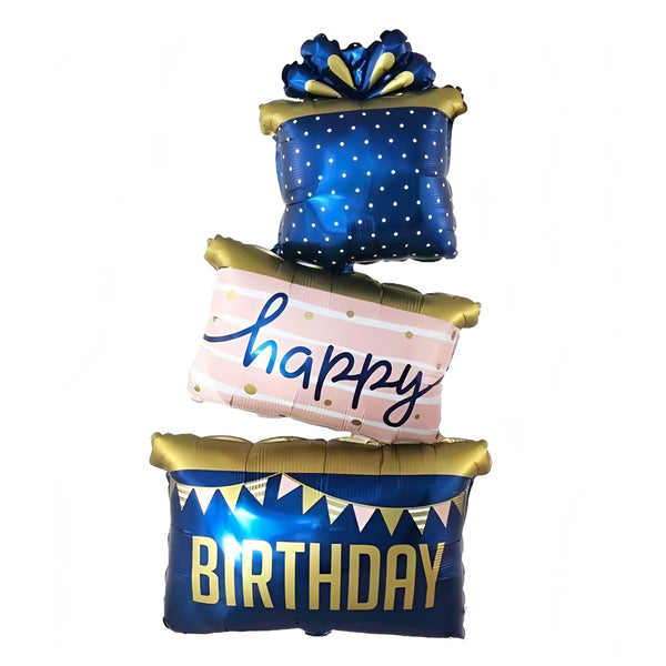 Happy Birthday Holographic Shape Foil Balloon