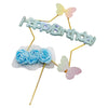 Happy Birthday 3D Cake Topper, Blue or Pink