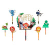 JUNGLE THEME BIRTHDAY CAKE TOPPER SETfunzoop-thepartyshop