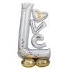 LOVE 3-in-1 Cluster Foil Balloon Centerpiece-funzoop-thepartyshop