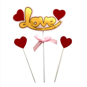 Love Cake Toppers set -funzoop-thepartyshop