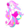 Large Mermaid Paper Wall Banner - FUNZOOP
