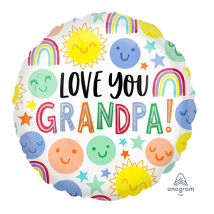Love You Grandpa Faces - Anagram [Helium Inflated] - FUNZOOP