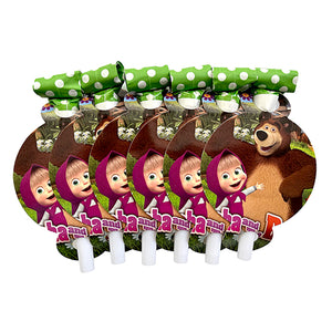 MASHA AND BEAR THEME PARTY BLOWOUTS-funzoop-thepartyshop