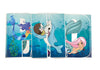 Mermaid Paper Happy Birthday Party Wall Banner