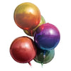 Mcolor Rainbow Colors 4D Foil Balloon [Helium Inflated]