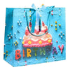 Oil Painting Print Thick Paper Gift Bag, 35 x 32 x 15