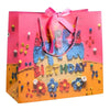 Oil Painting Print Thick Paper Gift Bag, 35 x 32 x 15