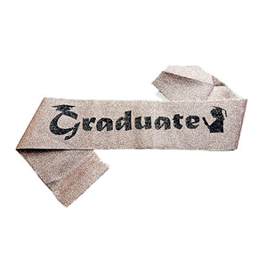 Graduate Glitter Sash - Assorted Colors