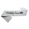 Birthday Queen Glitter Sash, Assorted Colors
