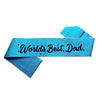 World's Best Dad Glitter Sash
