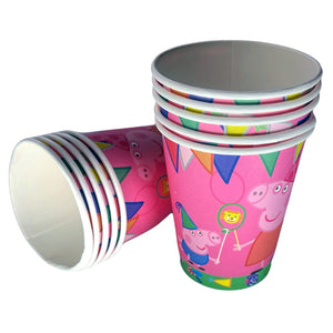 Peppa Pig Theme Cups-funzoop-thepartyshop