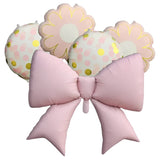 Bow Shaped 5 in 1 Foil Balloon - Blue & Pink