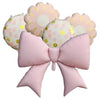 Bow Shaped 5 in 1 Foil Balloon - Blue & Pink
