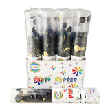 RAINBOW PARTY POPPER - BLACK GOLD-funzoop-thepartyshop