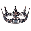 Rose Gold Rhinestone Tiara Crown-funzoop-thepartyshop