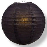 12" Round Paper Lanterns [1 Nos] - Available in 10 Colors: Blue/ Pink/LIght Pink/ Green/ Yellow/ Red/ White/Green/ Orange/Black
