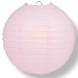 12" Round Paper Lanterns [1 Nos] - Available in 10 Colors: Blue/ Pink/LIght Pink/ Green/ Yellow/ Red/ White/Green/ Orange/Black
