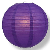 12" Round Paper Lanterns [1 Nos] - Available in 10 Colors: Blue/ Pink/LIght Pink/ Green/ Yellow/ Red/ White/Green/ Orange/Black