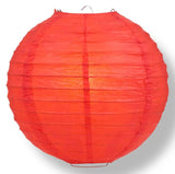 12" Round Paper Lanterns [1 Nos] - Available in 10 Colors: Blue/ Pink/LIght Pink/ Green/ Yellow/ Red/ White/Green/ Orange/Black