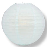 12" Round Paper Lanterns [1 Nos] - Available in 10 Colors: Blue/ Pink/LIght Pink/ Green/ Yellow/ Red/ White/Green/ Orange/Black
