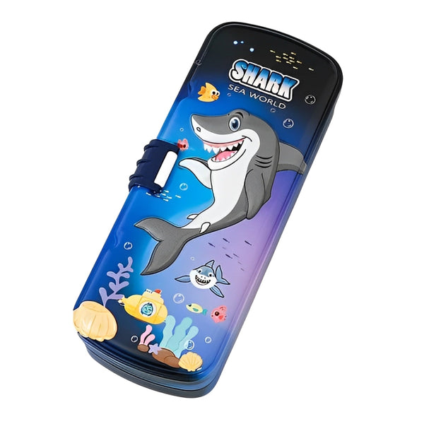 Shark Metal Pencil Box - Assorted (1 Pcs)