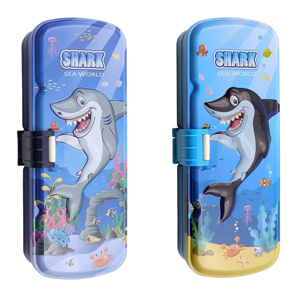 Shark Metal Pencil Box - Assorted (1 Pcs)