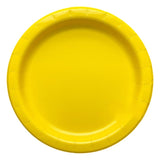9" Solid Color Paper Plates Set - ( 10 Nos )
