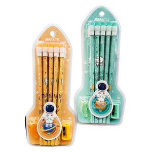 Space Set Of 12 Pencils - Assorted (1 Pc)