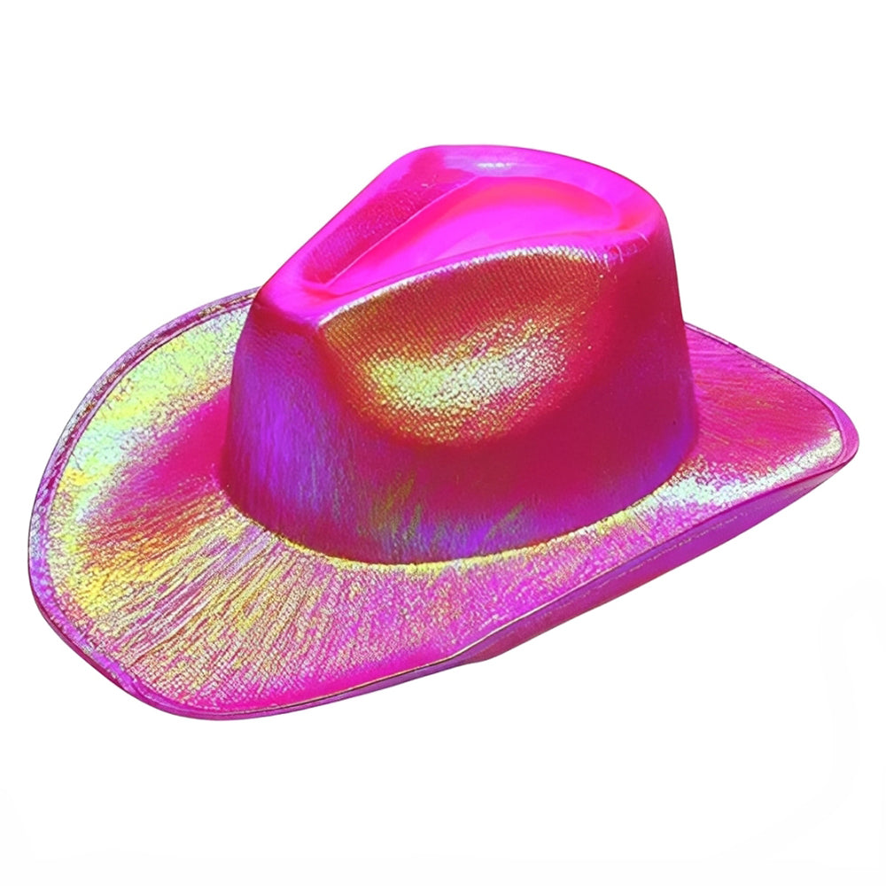 Holographic Plastic Party Hat - Assorted Colours (1 Pc)