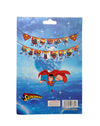 Superman Paper Birthday Wall Banner - Blue & Red