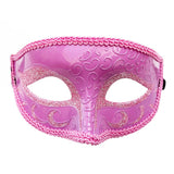 Venetian Party Glitter Eye Mask - Assorted Colors (1Pcs)