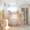 1st Birthday Balloon Arch Decor with Box Cubes and Marquee Light [ BD29 ]