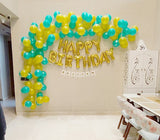 Yellow Green Birthday Home Decor [ BD33 ]