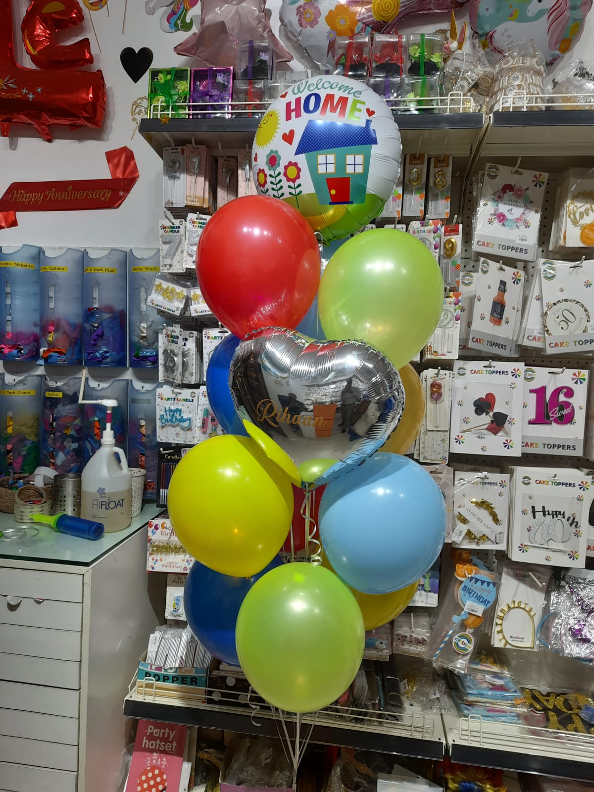 Welcome Home Balloon Bunch [ BB12 ]