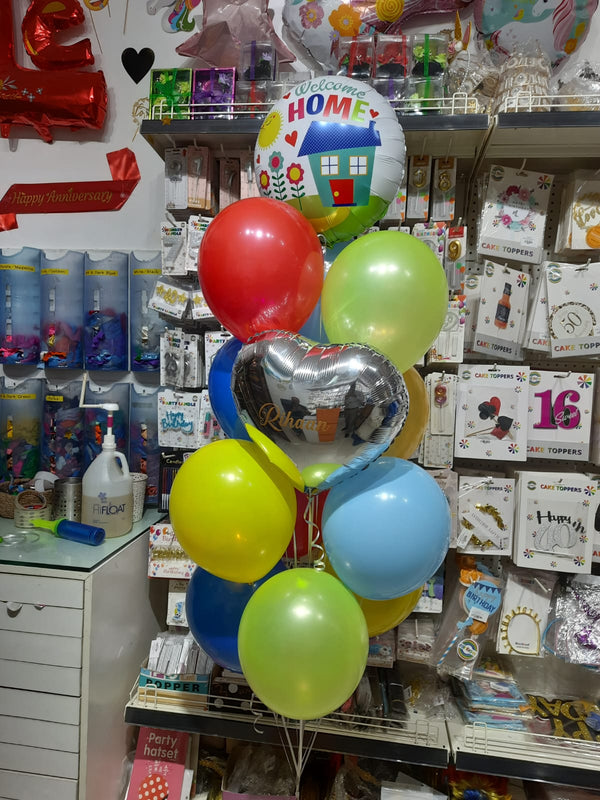 Welcome Home Balloon Bunch [ BB12 ]