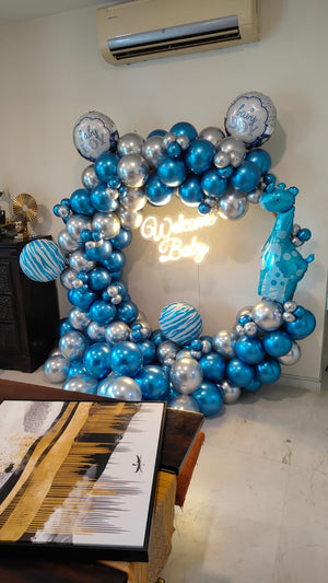 Welcome Baby Decor in Blue [ BA30 ]