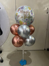 Balloon Stand with Crome Latex Balloon [ BB10 ]