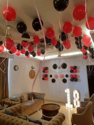 Simple Birthday Decor with Marquee Lights [ BD116 ]