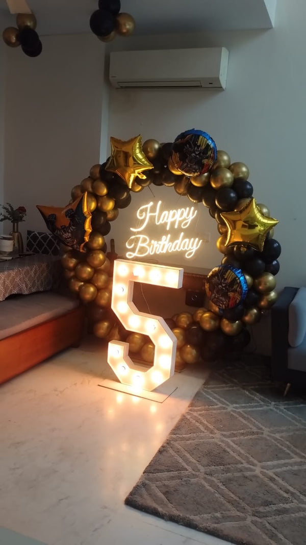 Ring Decor for Kids with Superhero Balloons [ BD133 ]