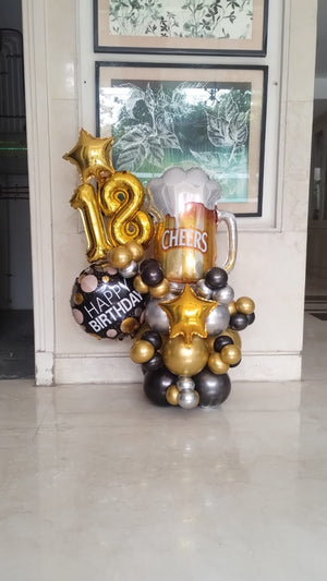 18th Birthday Cheers Centerpiece [ CC45 ]