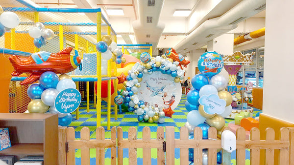 Airplane Balloon Decoration for Birthday