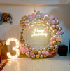 Anniversary / Birthday Decor with Marquee lights [ AD01 ]