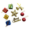 Christmas Tree Decorations Ornaments Set, Assorted Items for coordinating a festive Christmas display with separately selected holiday decorations.