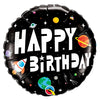 Astronaut Happy Birthday Foil Balloon for Kids, 18 Inch shown as a product reference for birthday celebrations, with its themed design visible.