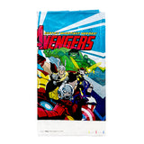 Avengers printed plastic table cover featuring Marvel superheroes for birthday party decoration from Funzoop The Party Shop