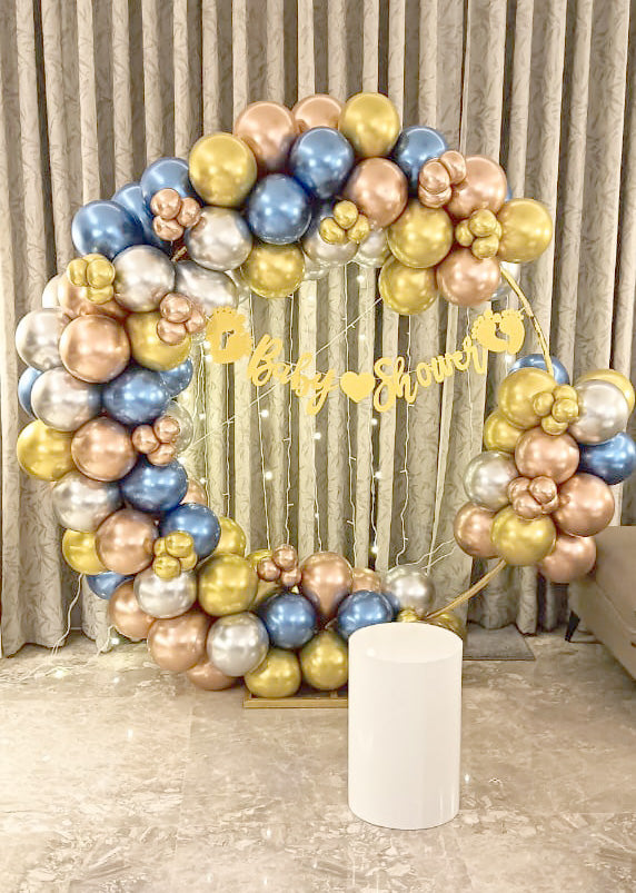 Baby Shower Decoration with Metallic Balloon